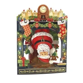 Father Christmas 3D Swing Card